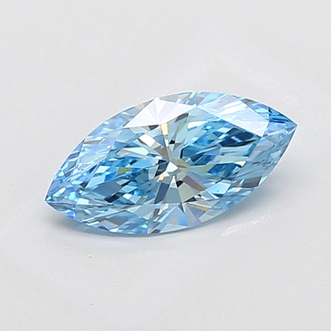 1.51ct Blue Marquise Lab-Grown Diamond IGI 797664129