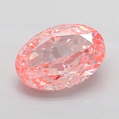 2.01ct Pink Oval Lab-Grown Diamond IGI 800609538