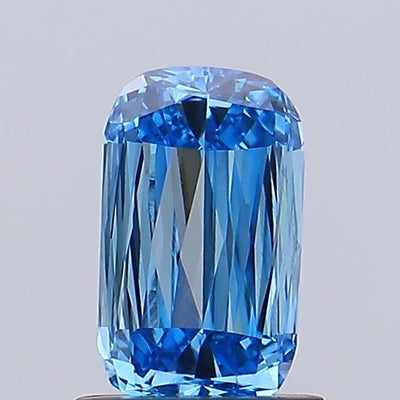 1.09ct Fancy Vivid Blue ASHOKA Lab-Grown Diamond | IGI Certified