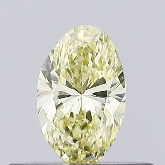 0.3ct Fancy Yellow Oval Lab-Grown Diamond | IGI Certified