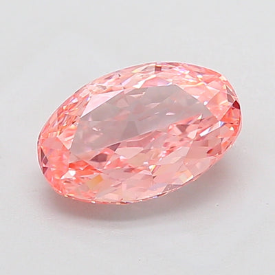 3.01ct Pink Oval Lab-Grown Diamond IGI 793649370