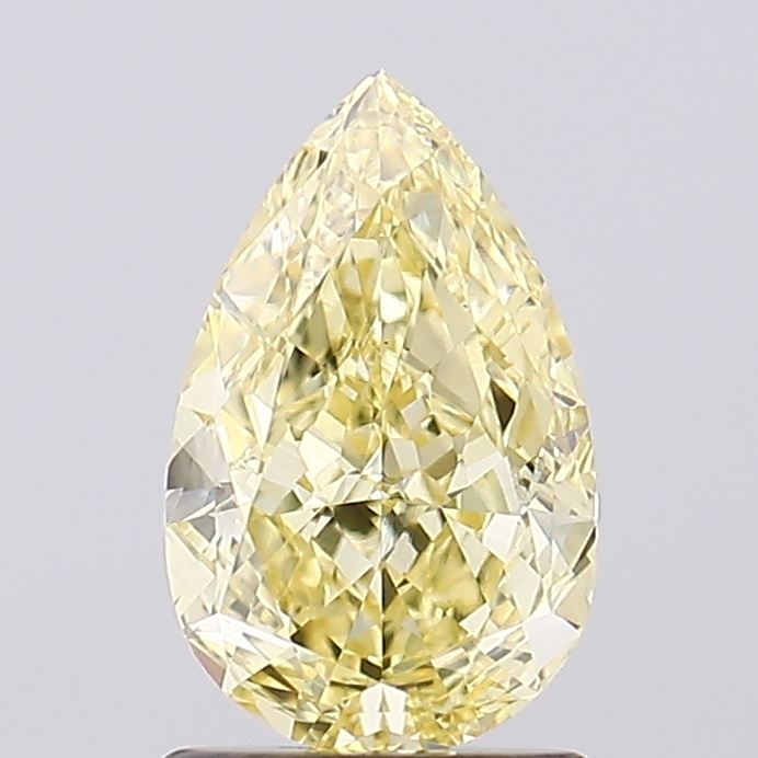 1.46ct Pear Fancy Intense Yellow VS1 Lab-Grown Diamond
