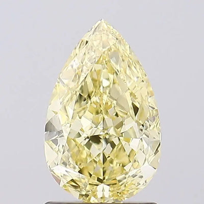1.46ct Pear Fancy Intense Yellow VS1 Lab-Grown Diamond