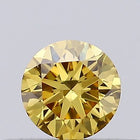 0.27ct Fancy Intense Yellow ROUND Lab-Grown Diamond | IGI Certified