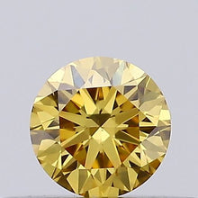 0.27ct Fancy Intense Yellow ROUND Lab-Grown Diamond | IGI Certified