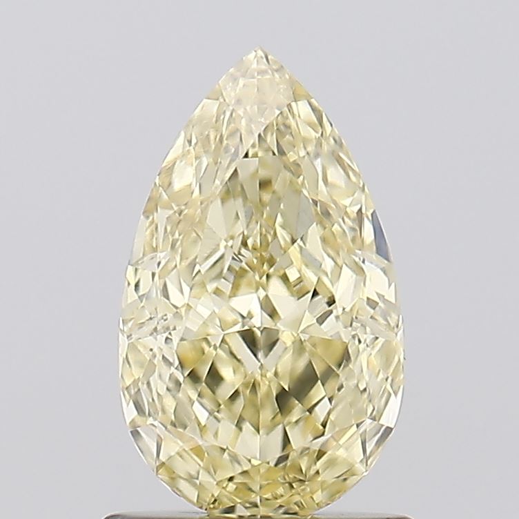 1.06ct Pear Fancy Yellow VS1 Lab-Grown Diamond