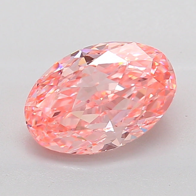 2.08ct Pink Oval Lab-Grown Diamond IGI 800645141