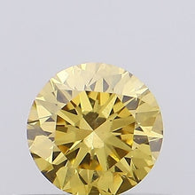 0.29ct Fancy Intense Yellow ROUND Lab-Grown Diamond | IGI Certified