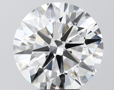 5.78ct Round F VVS2 Lab-Grown Diamond