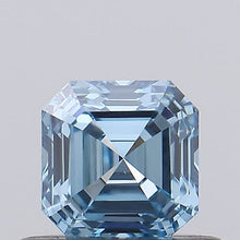 0.53ct Fancy Vivid Blue Asscher Lab-Grown Diamond | IGI Certified