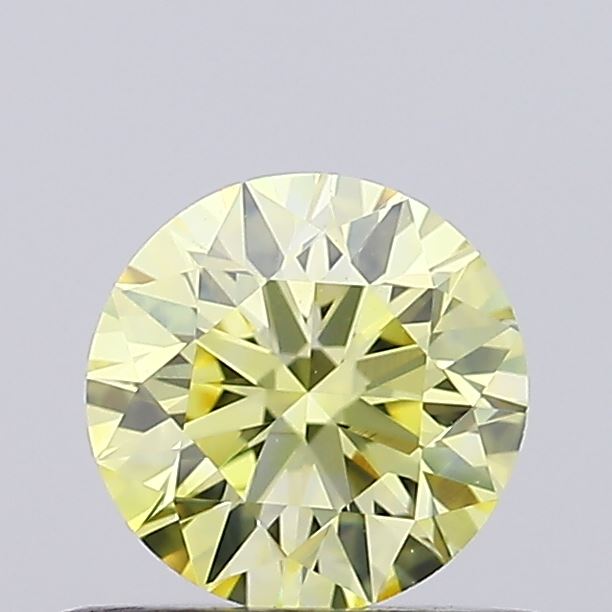 0.53ct Fancy Yellow ROUND Lab-Grown Diamond | IGI Certified