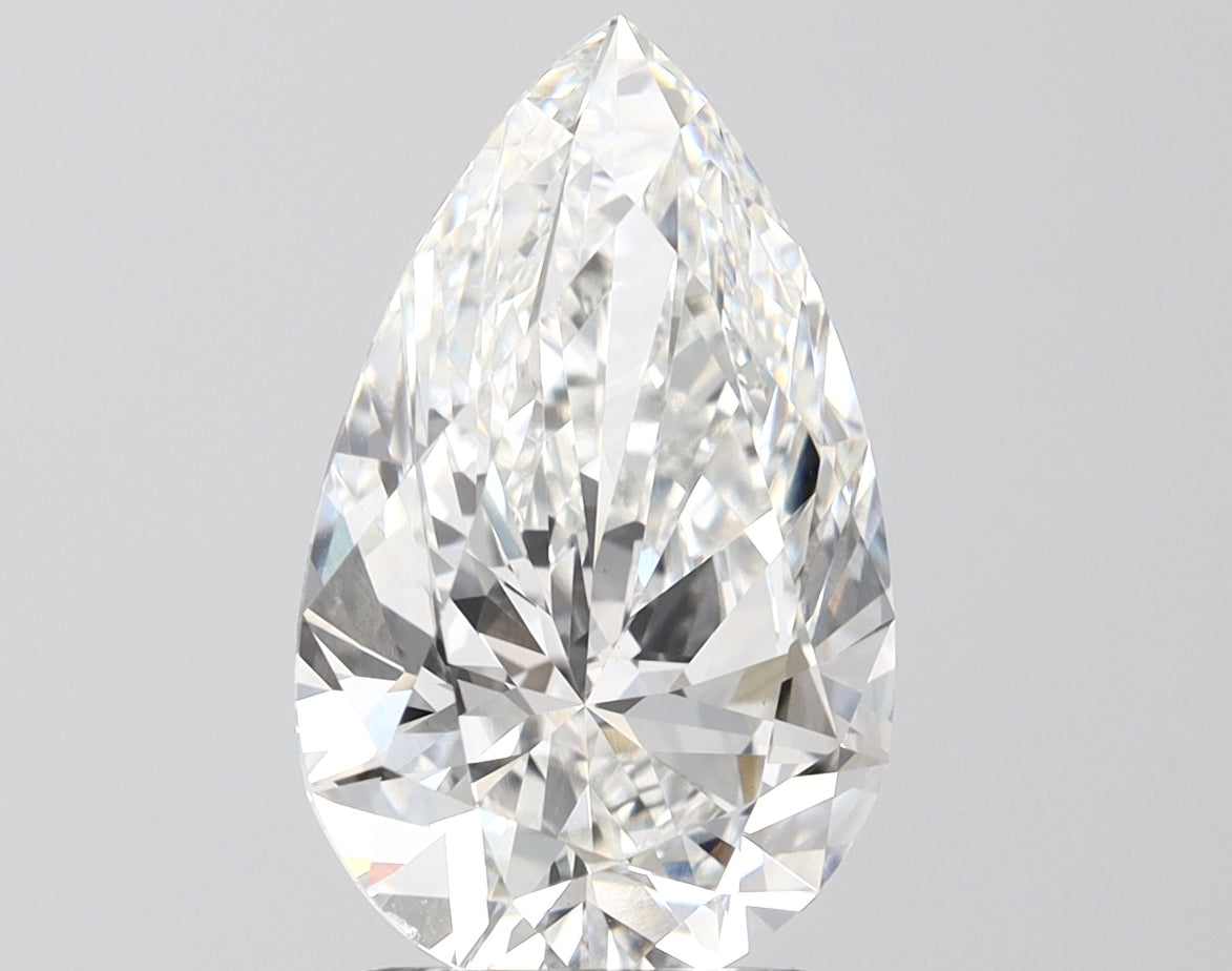 4.03ct Pear F VVS2 Lab-Grown Diamond