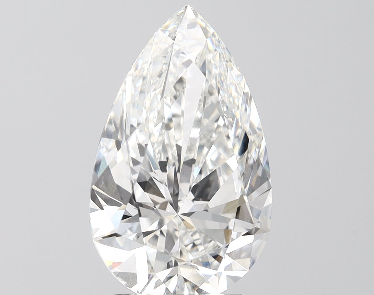 4.03ct Pear F VVS2 Lab-Grown Diamond