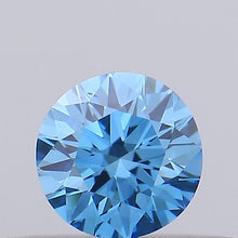 0.27ct Fancy Vivid Blue ROUND Lab-Grown Diamond | IGI Certified
