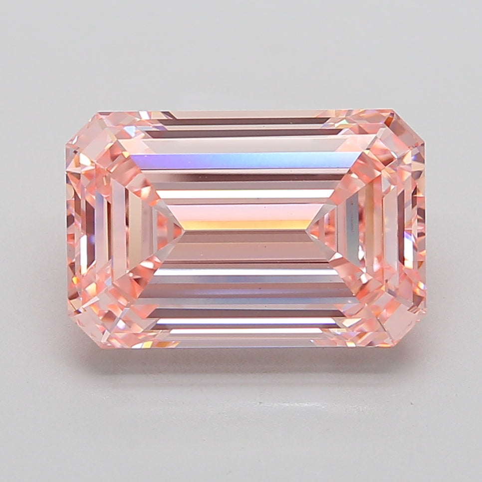 10.09ct Pink Emerald Lab-Grown Diamond IGI 774609257