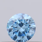 0.26ct Fancy Vivid Blue ROUND Lab-Grown Diamond | IGI Certified