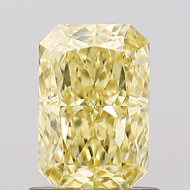 1.11ct Radiant Fancy Intense Yellow VVS2 Lab-Grown Diamond
