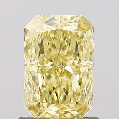 1.11ct Radiant Fancy Intense Yellow VVS2 Lab-Grown Diamond