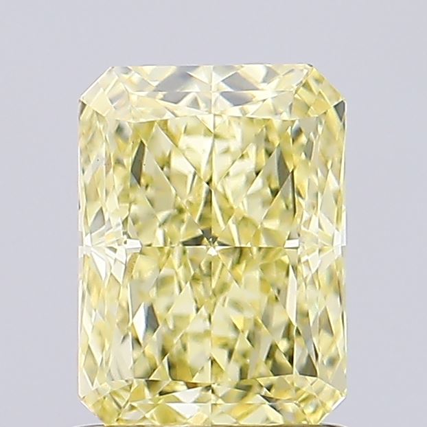 1.30ct Radiant Fancy Intense Yellow VS1 Lab-Grown Diamond