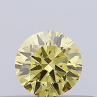 0.23ct Fancy Vivid Yellow ROUND Lab-Grown Diamond | IGI Certified