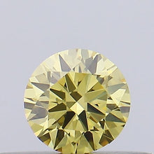 0.23ct Fancy Vivid Yellow ROUND Lab-Grown Diamond | IGI Certified