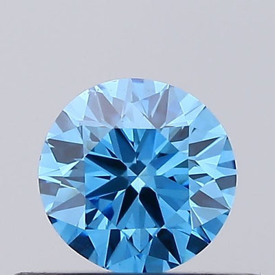 0.29ct Fancy Vivid Blue ROUND Lab-Grown Diamond | IGI Certified