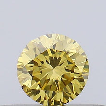 0.22ct Fancy Intense Yellow ROUND Lab-Grown Diamond | IGI Certified