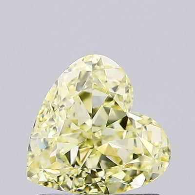 1.06ct Fancy Yellow Heart Lab-Grown Diamond | IGI Certified