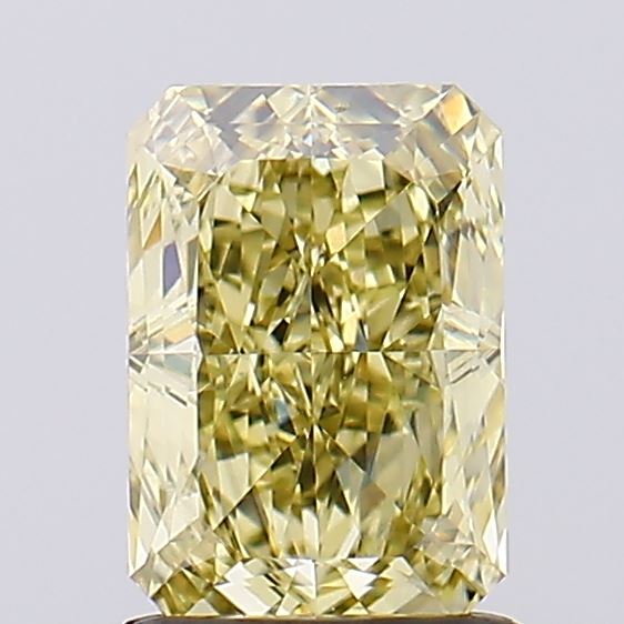 1.53ct Radiant Fancy Intense Yellow VVS2 Lab-Grown Diamond