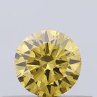 0.28ct Fancy Intense Yellow ROUND Lab-Grown Diamond | IGI Certified
