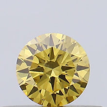 0.28ct Fancy Intense Yellow ROUND Lab-Grown Diamond | IGI Certified