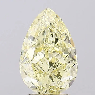 3.27ct Pear Fancy Yellow VS1 Lab-Grown Diamond