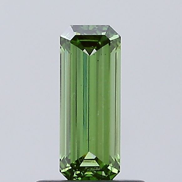 0.66ct Fancy Vivid Green Emerald Lab-Grown Diamond | IGI Certified
