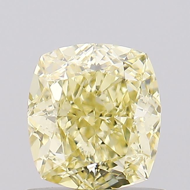 1.00ct Cushion Fancy Light Yellow VS1 Lab-Grown Diamond