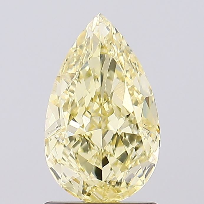 1.50ct Pear Fancy Yellow VS1 Lab-Grown Diamond
