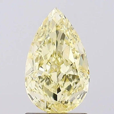 1.50ct Pear Fancy Yellow VS1 Lab-Grown Diamond