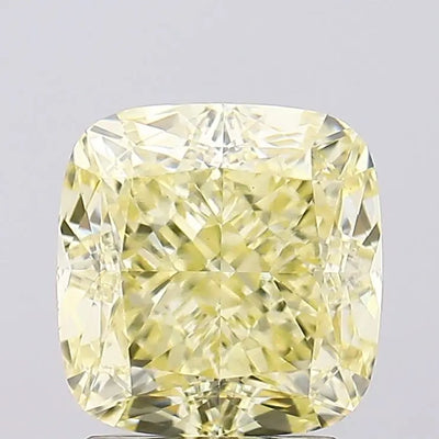 2.59ct Cushion Fancy Yellow VS1 Lab-Grown Diamond