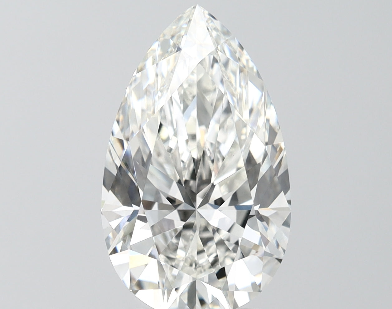 4.51ct Pear F VVS2 Lab-Grown Diamond