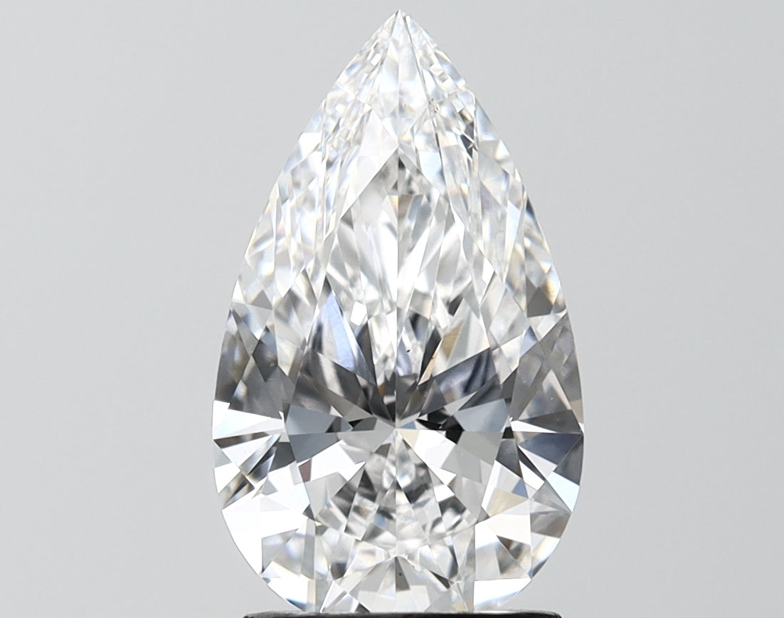2.54ct Pear D VS2 Lab-Grown Diamond