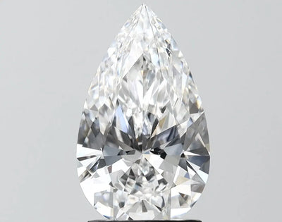 2.54ct Pear D VS2 Lab-Grown Diamond
