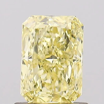 1.05ct Radiant Fancy Intense Yellow VVS2 Lab-Grown Diamond