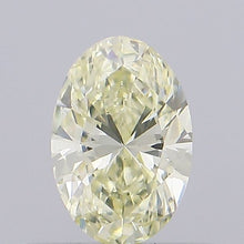 0.42ct Fancy Light Yellow Oval Lab-Grown Diamond | IGI Certified