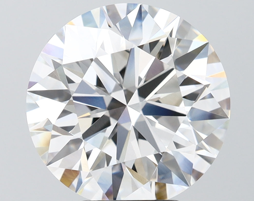 6.03ct F VVS2 Round Brilliant CVD Diamond