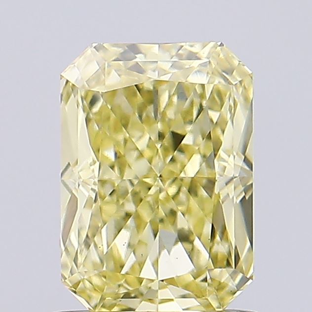 1.10ct Radiant Fancy Intense Yellow VS1 Lab-Grown Diamond