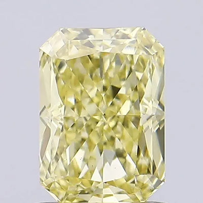 1.10ct Radiant Fancy Intense Yellow VS1 Lab-Grown Diamond