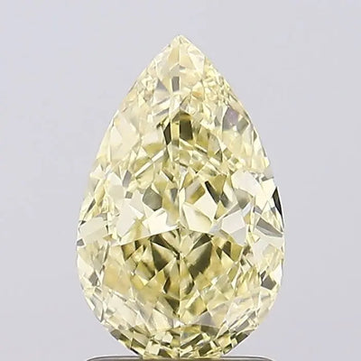 1.58ct Pear Fancy Yellow VS1 Lab-Grown Diamond