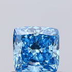 0.5ct Fancy Vivid Blue CUSHION Lab-Grown Diamond | IGI Certified
