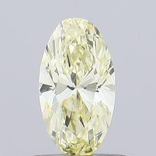 0.42ct Fancy Yellow Oval Lab-Grown Diamond | IGI Certified