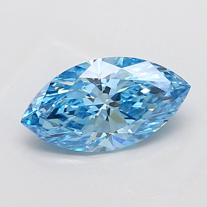 2.50ct Blue Marquise Lab-Grown Diamond IGI 803625647