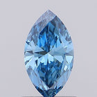 0.7ct Fancy Vivid Blue Marquise Lab-Grown Diamond | IGI Certified
